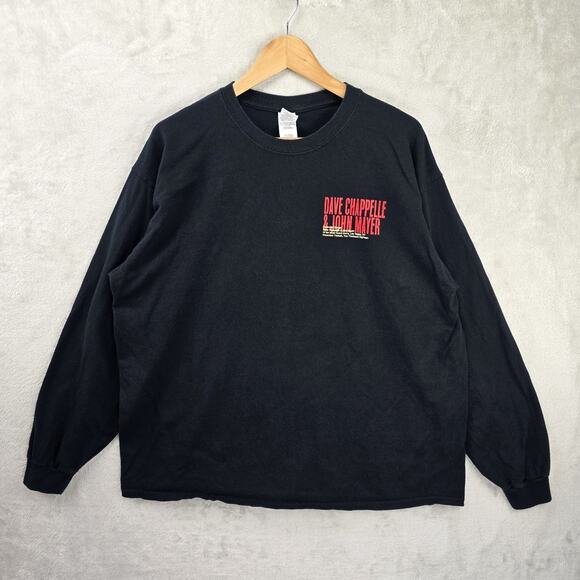 Dave Chapelle John Mayer Shirt XL Tour Band Comedy Las Vegas Controlled Damage - Picture 1 of 10